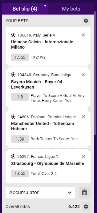 Helabet Acca Tip 28th to 29th September 2024