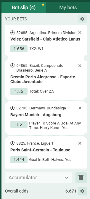 Betwinner Acca 21st to 22nd November 2024