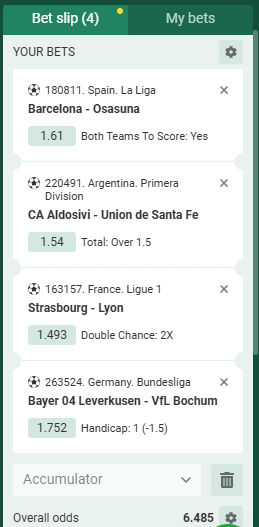 Betwinner Acca 27th to 28th March 2025