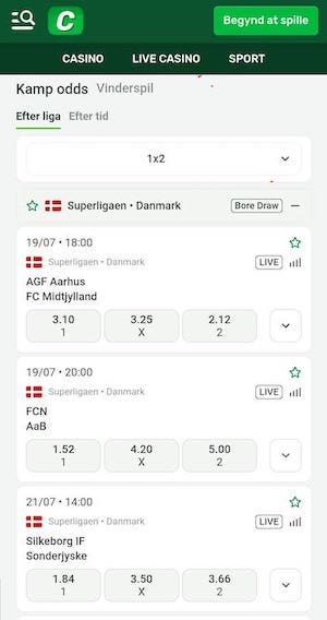 Campobet odds