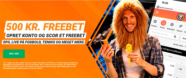 LeoVegas Bonus - 500 kr. freebet