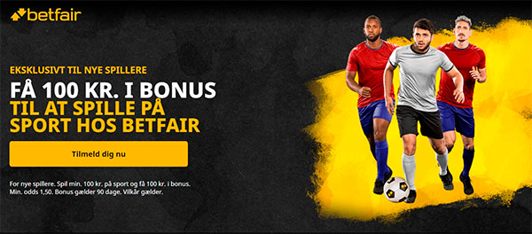 Betfair Bonus exklusivt til nye spillere