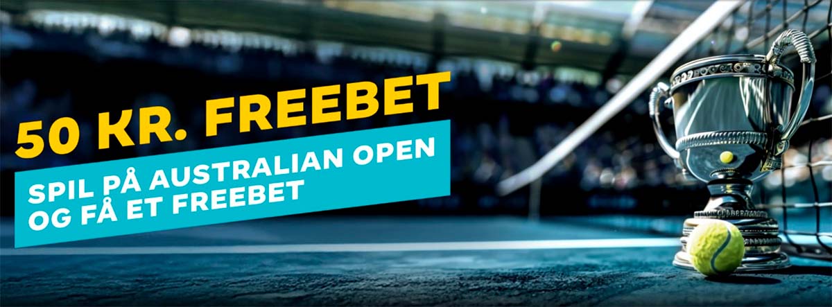 Her er dit Australian Open freebet