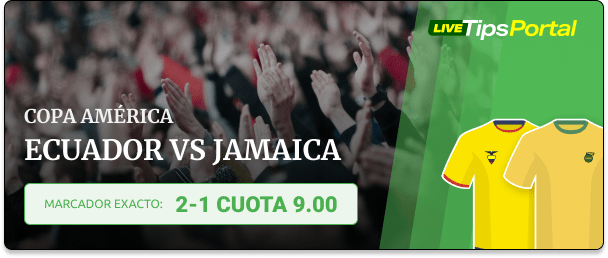 ecuador vs jamaica pronostico de copa america