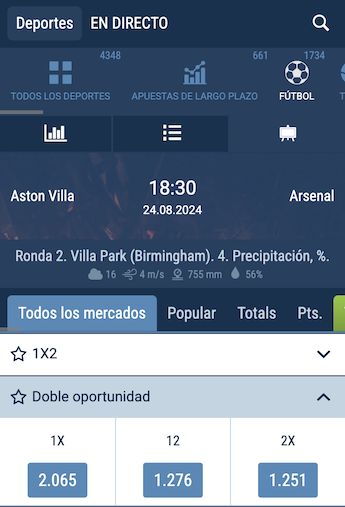 pronostico aston villa vs arsenal