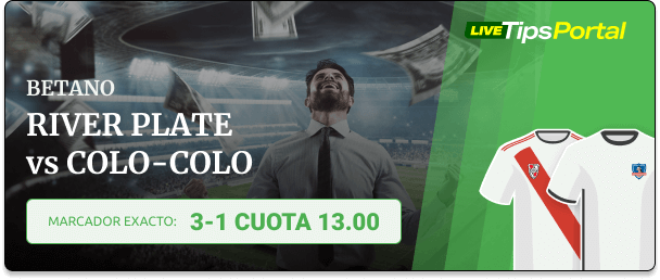 Pronóstico marcador exacto River Plate vs Colo-Colo - Copa Libertadores 2024