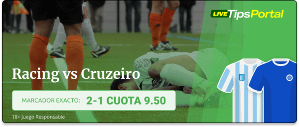 racing vs cruzeiro: pronostico al marcador exacto 20-11.