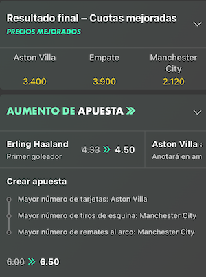 pronostico aston villa vs manchester city