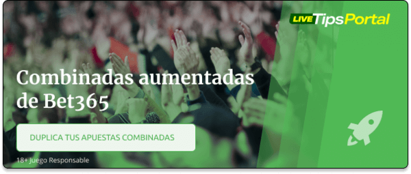 Combinadas aumentadas en Bet365