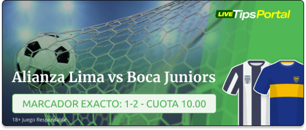 alianza lima vs boca juniors: pronostico al marcador exacto.