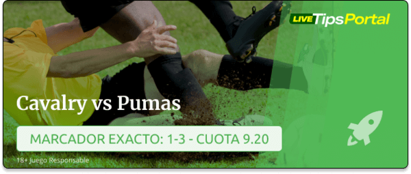 cavalry vs pumas: pronostico al marcador exacto de la champions concacaf.