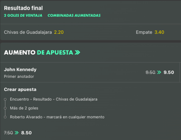 cuotas mejoradas de bet365.