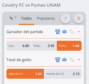 pronostico cavalry vs pumas