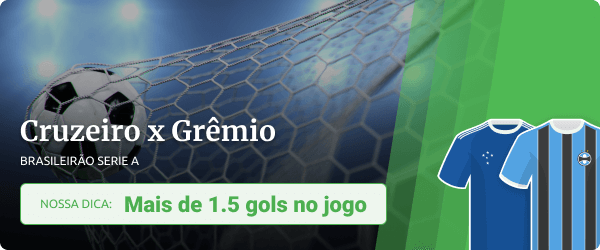 Palpites de apostas Cruzeiro x Gremio Brasileirao 22.04.23