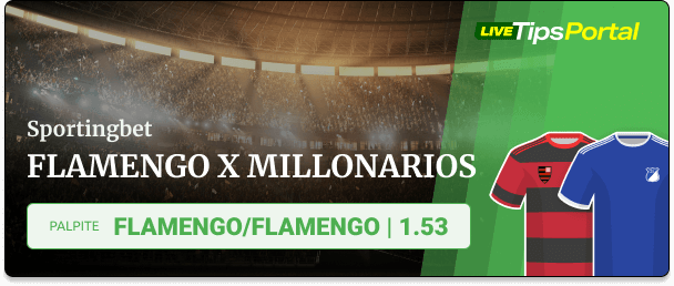Flamengo x Millonarios Palpite para a sexta rodada da Copa Libertadores