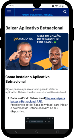 Baixar Aplicativo Betnacional App